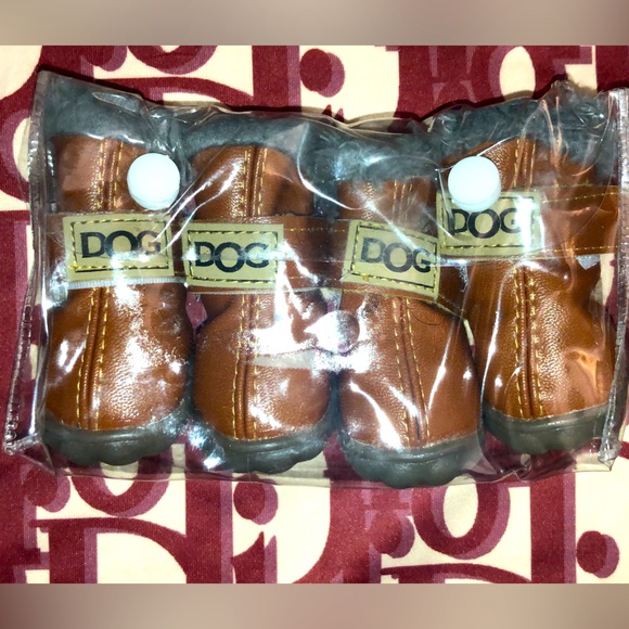BNWT inspired (ugg) Booties for dogs/cats . 🤎 - Picture 1 of 5
